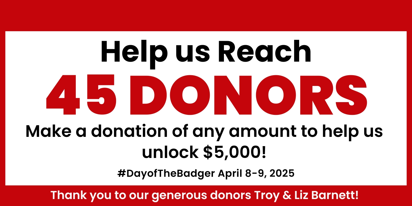 Help us reach 45 Donors