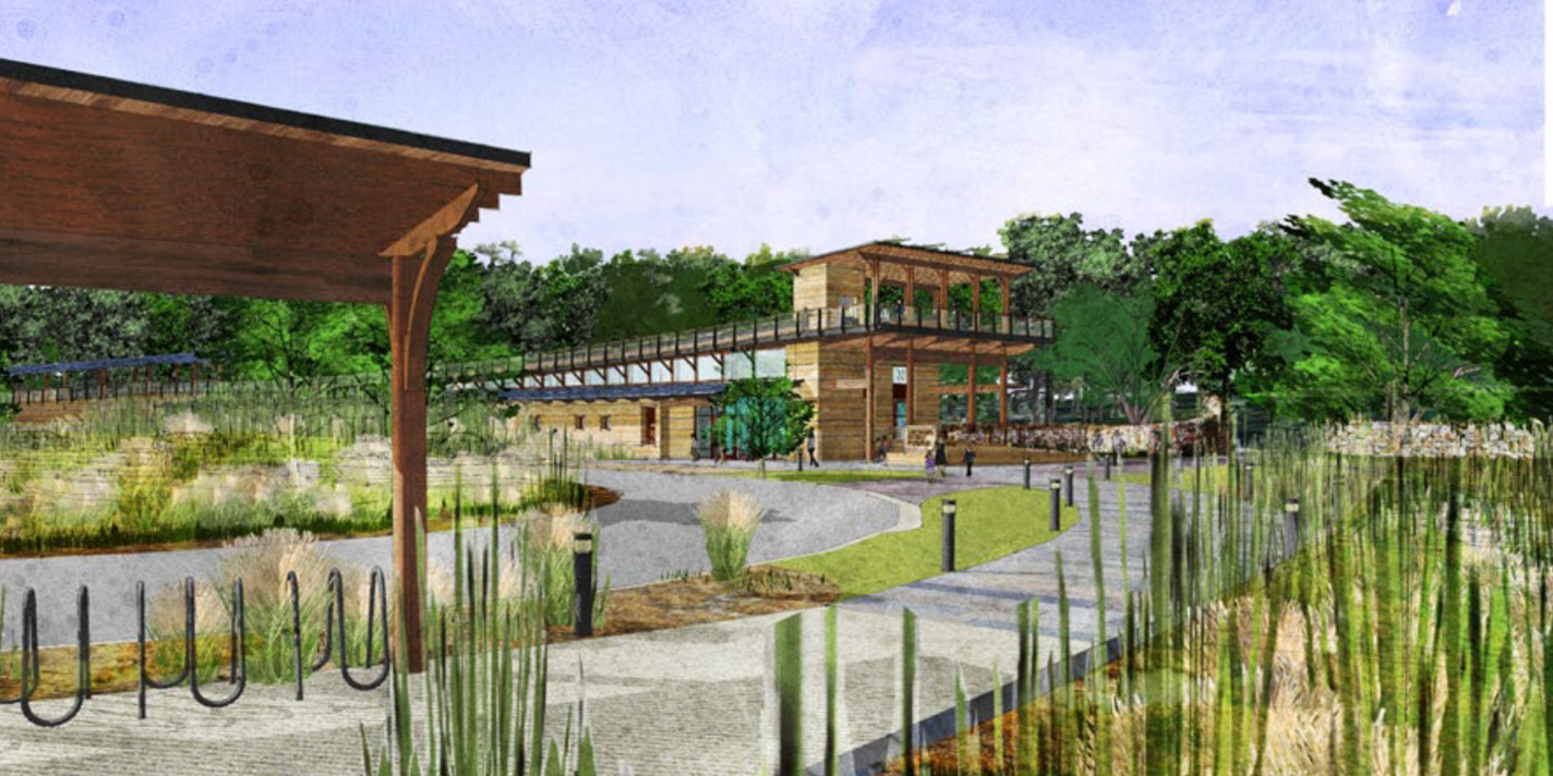 Rendering of the future Lakeshore preserve