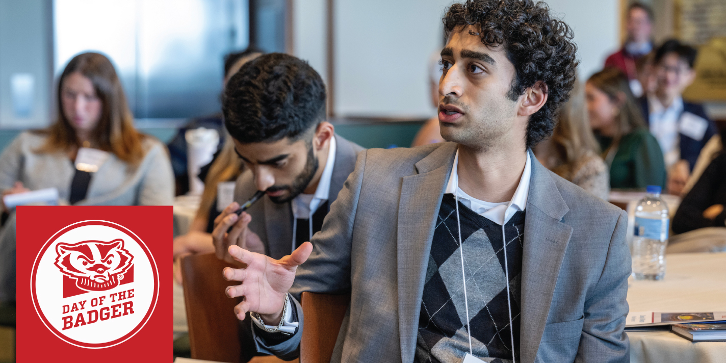 Students shown participating in discussion